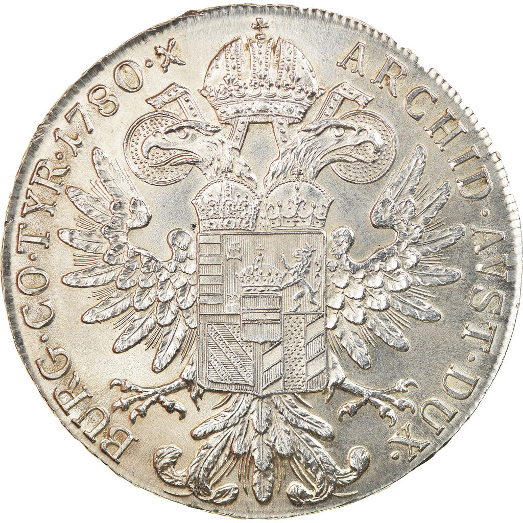 Coin, Austria, Joseph II, Thaler, 1780, Vienna, Restrike, MS(63), Silver, KM:T1