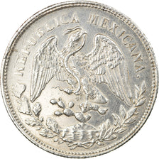 Coin, Mexico, Peso, 1900, Zacatecas, AU(50-53), Silver, KM:409.3