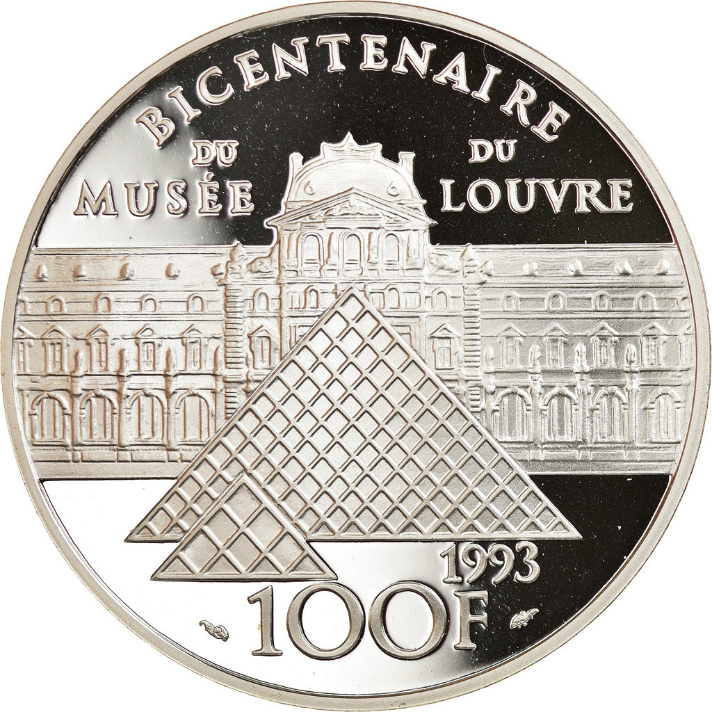 Coin, France, Victoire Samothrace, 100 Francs, 1993, BE, MS(65-70), Silver