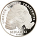 Coin, France, Descartes, 100 Francs, 1991, Paris, Proof, MS(65-70), Silver