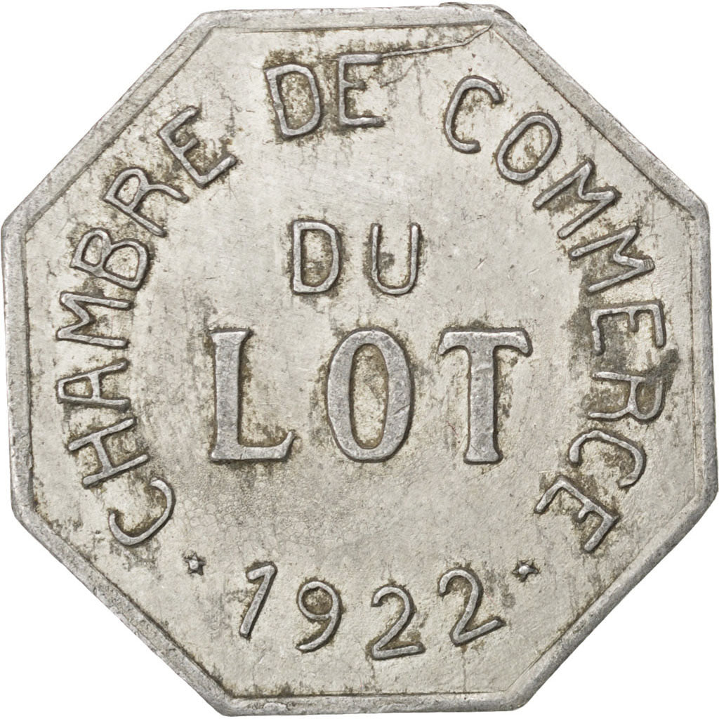 France, 25 Centimes, 1922, EF(40-45), Aluminium, Elie #10.3, 1.69
