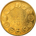 France, Médaille, Ecu Europa, Marianne, 1990, Rodier, SPL+, Gilt Bronze