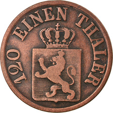 Moneta, Stati tedeschi, HESSE-CASSEL, Friedrich Wilhelm, 3 Heller, 1860, MB+