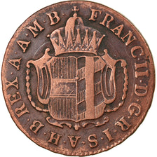 Coin, AUSTRIAN STATES, SALZBURG, Ferdinand, Kreuzer, 1804, EF(40-45), Copper