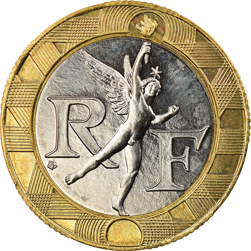 Coin, France, Génie, 10 Francs, 1993, Paris, Medal alignment, MS(64)