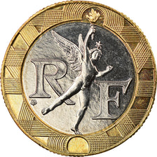 Coin, France, Génie, 10 Francs, 1995, Paris, BU, MS(64), Aluminum-Bronze
