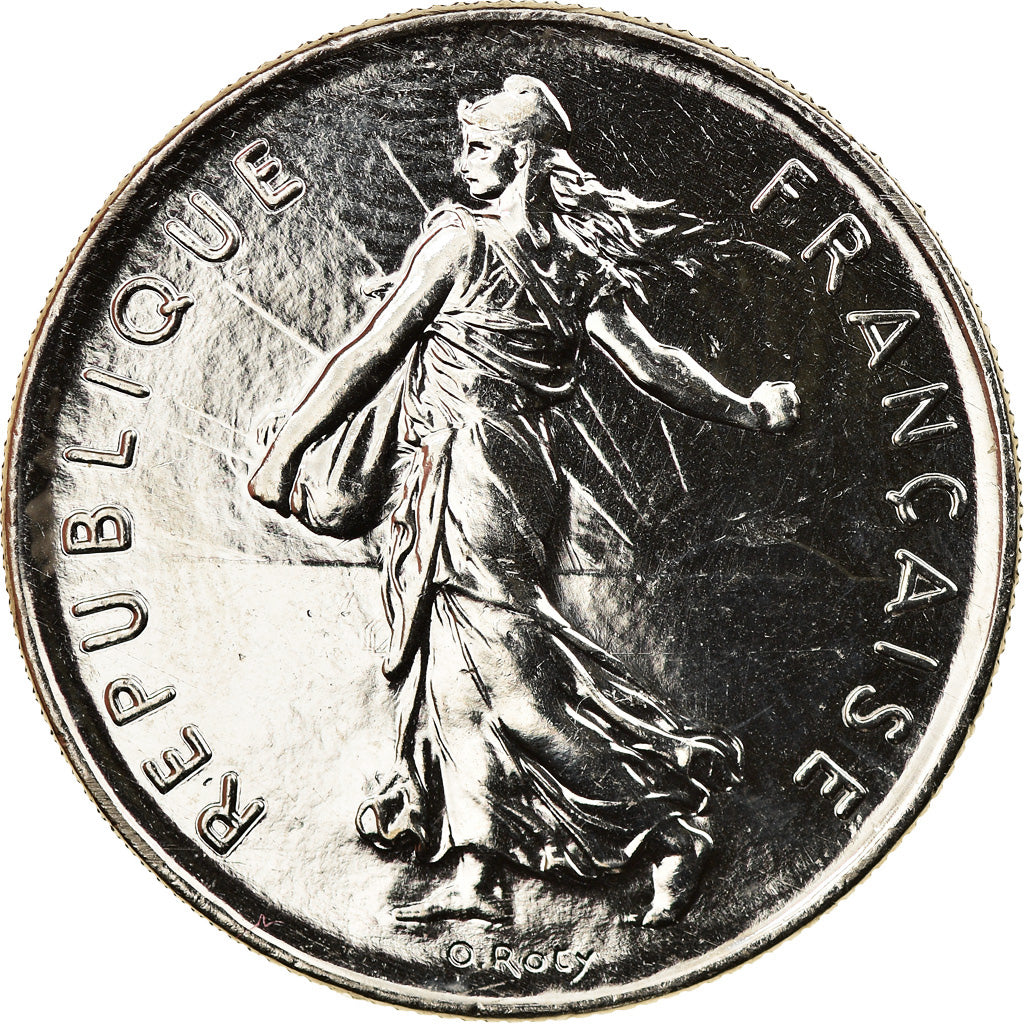 Coin, France, Semeuse, 5 Francs, 2000, Paris, BU, MS(64), Nickel Clad