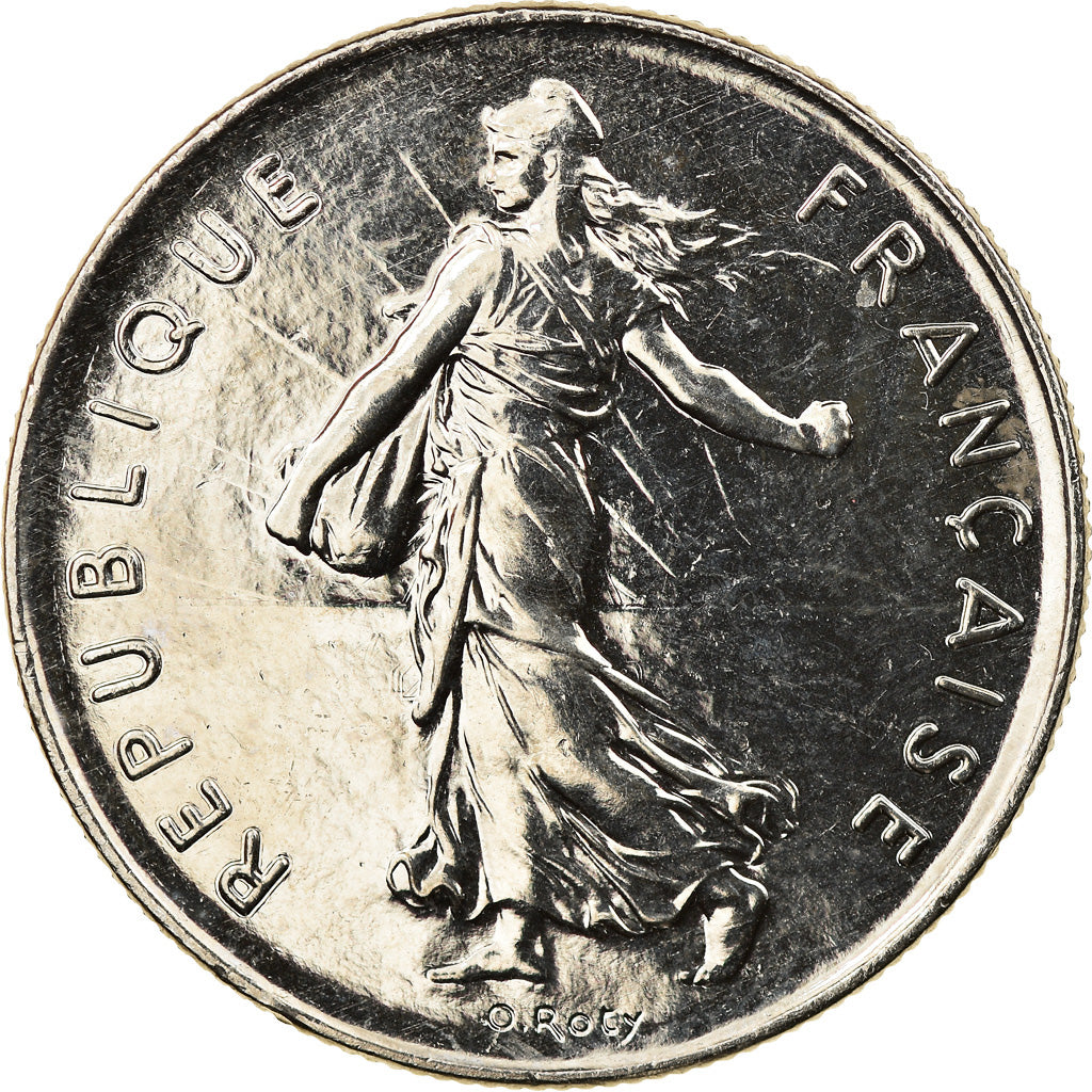 Coin, France, Semeuse, 5 Francs, 1999, Paris, BU, MS(64), Nickel Clad