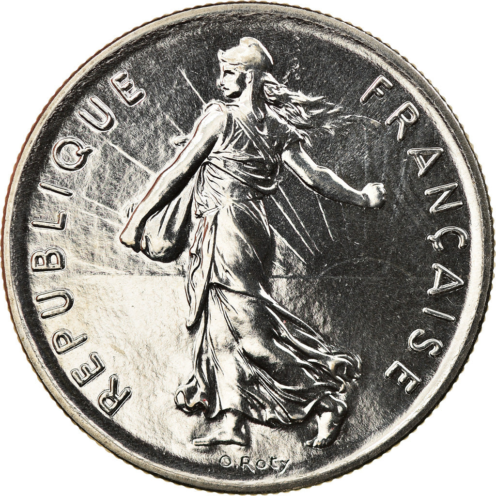 Coin, France, Semeuse, 5 Francs, 1997, Paris, BU, MS(64), Nickel Clad