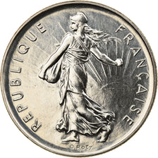 Moneta, Francia, Semeuse, 5 Francs, 1989, Paris, BU, SPL+, Nichel placcato