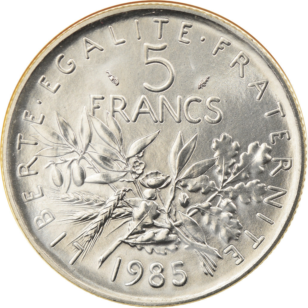 Monnaie, France, Semeuse, 5 Francs, 1985, Paris, BU, FDC, Nickel Clad