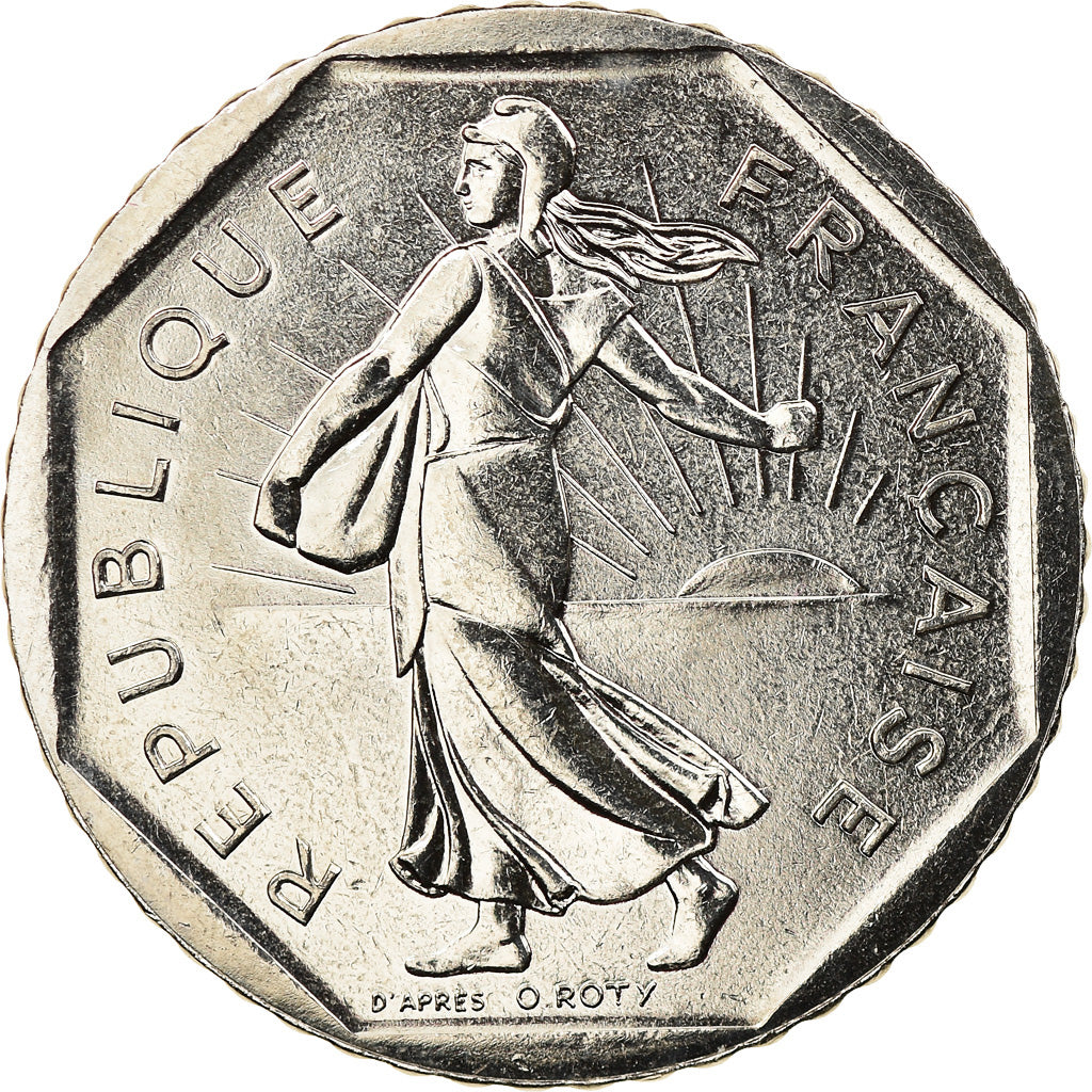 Coin, France, Semeuse, 2 Francs, 1999, Paris, MS(63), Nickel, KM:942.1