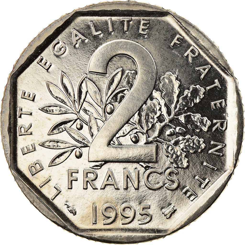 Monnaie, France, Semeuse, 2 Francs, 1995, Paris, SPL+, Nickel, Gadoury:547