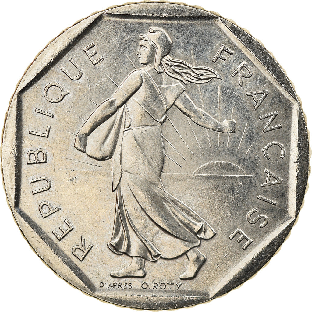 Monnaie, France, Semeuse, 2 Francs, 1992, SUP+, Nickel, Gadoury:547, KM:942.1