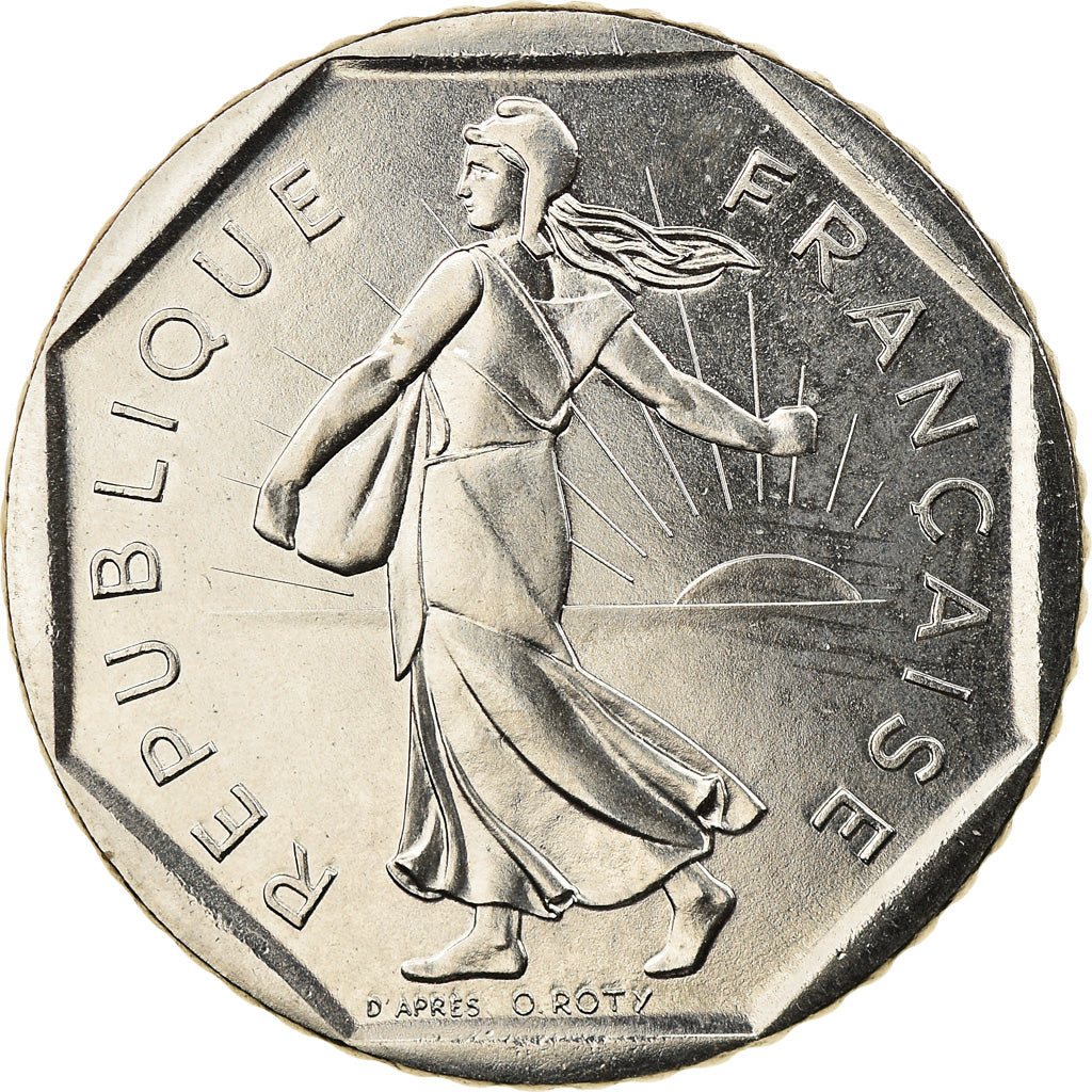 Coin, France, Semeuse, 2 Francs, 1989, Paris, MS(60-62), Nickel, KM:942.1