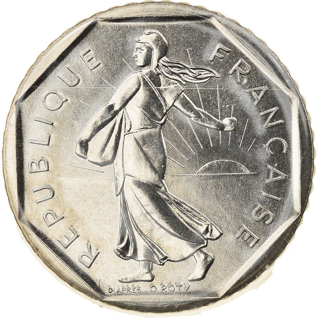Coin, France, Semeuse, 2 Francs, 1981, Paris, BU, MS(65-70), Nickel, KM:942.1