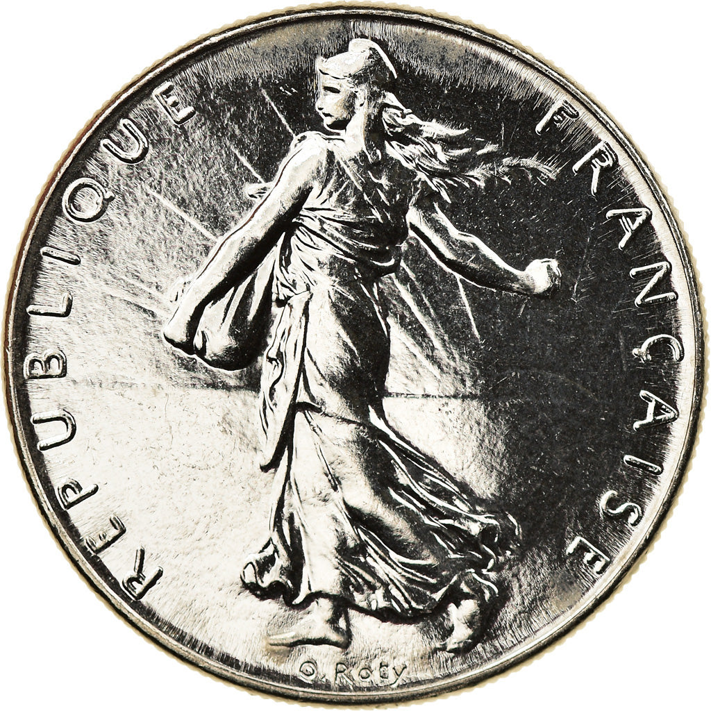Coin, France, Semeuse, Franc, 2000, Paris, MS(64), Nickel, KM:925.2, Gadoury:474