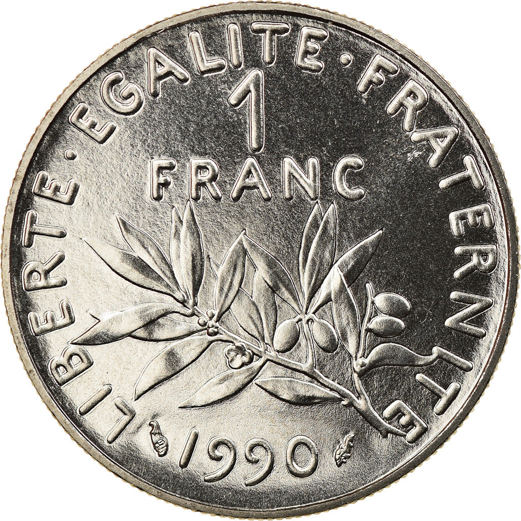 Monnaie, France, Semeuse, Franc, 1990, Paris, SPL+, Nickel, Gadoury:474
