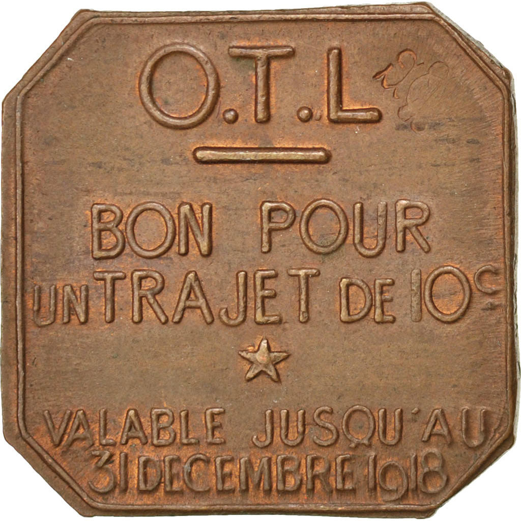 France, 10 Centimes, 1918, EF(40-45), Copper, Elie #O15.1, 4.87