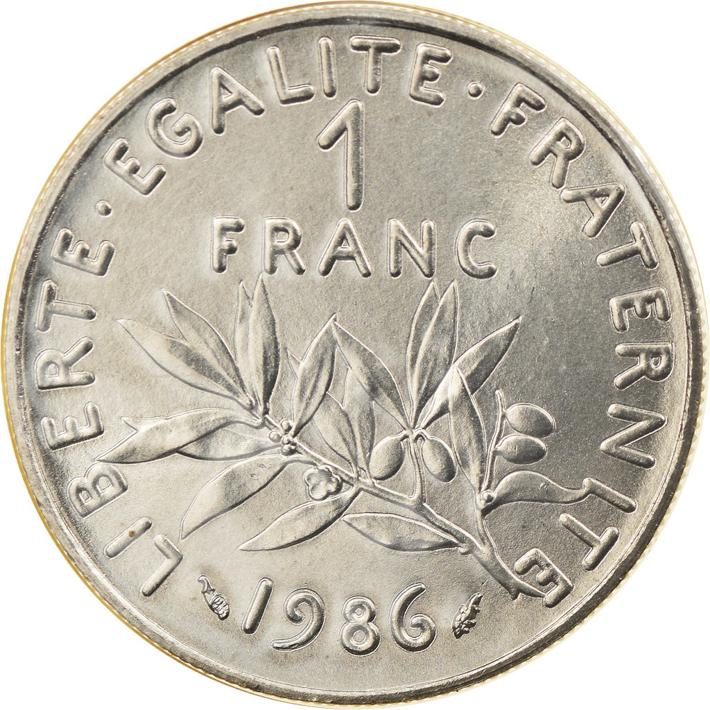 Münze, Frankreich, Semeuse, Franc, 1986, Paris, STGL, Nickel, KM:925.1