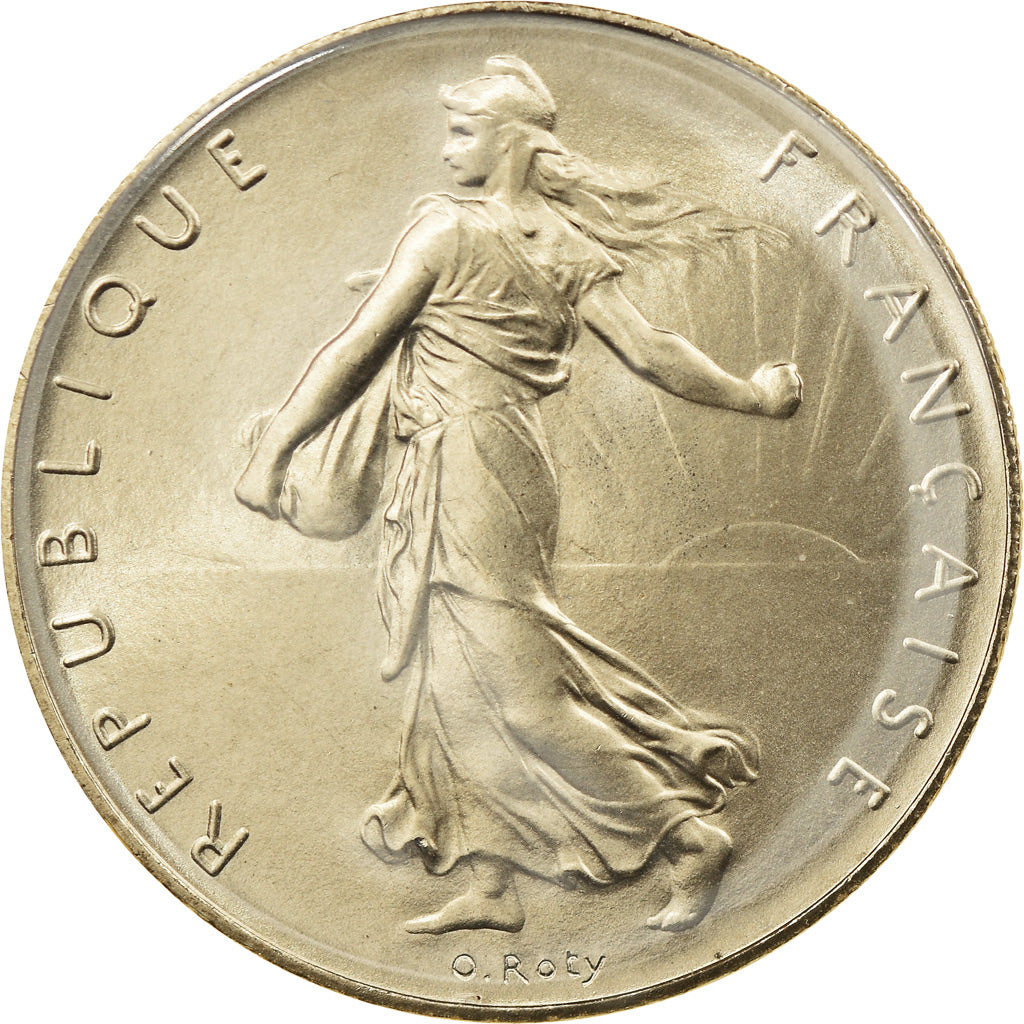 Coin, France, Semeuse, Franc, 1985, Paris, MS(65-70), Nickel, KM:925.1