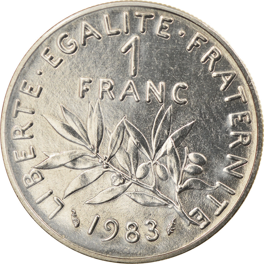 Monnaie, France, Semeuse, Franc, 1983, Paris, FDC, Nickel, Gadoury:474, KM:925.1