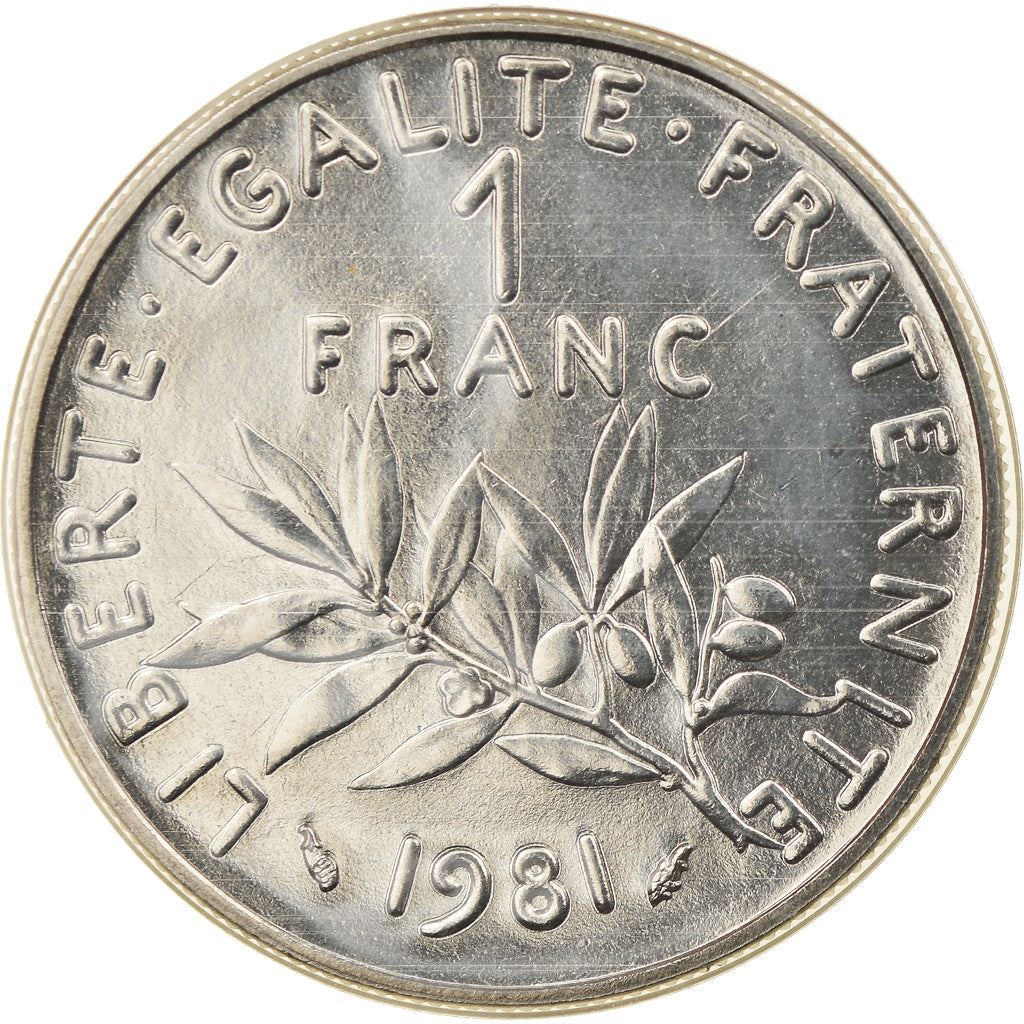 Monnaie, France, Semeuse, Franc, 1981, Paris, FDC, Nickel, Gadoury:474, KM:925.1