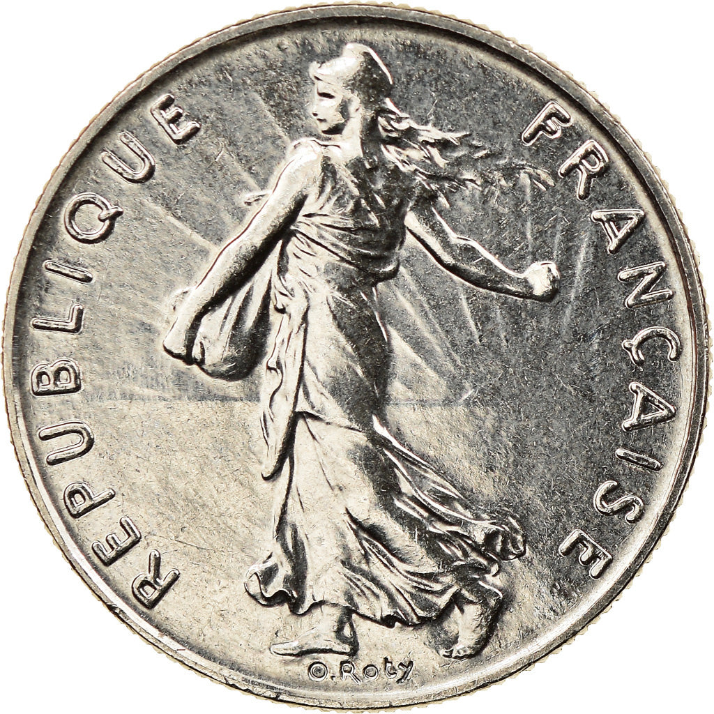 Monnaie, France, Semeuse, 1/2 Franc, 2001, BU, FDC, Nickel, Gadoury:429