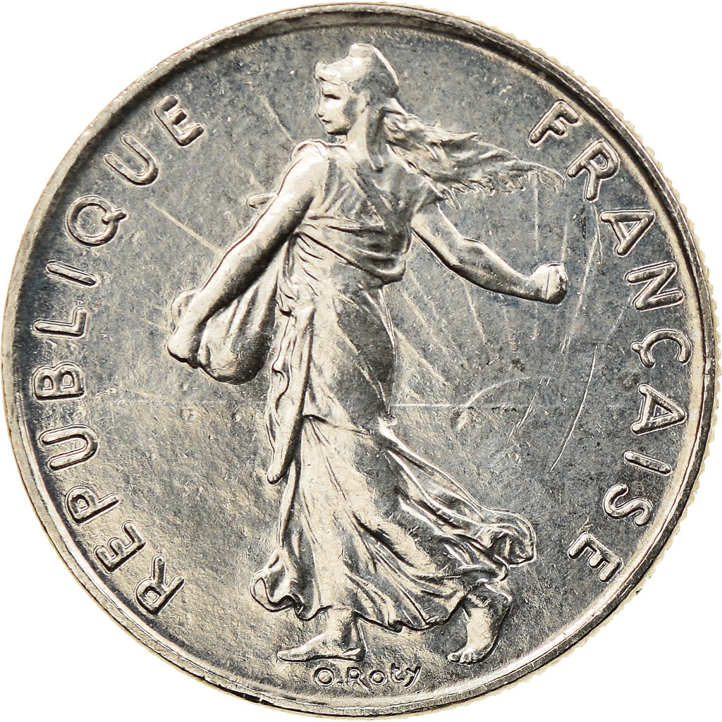 Coin, France, Semeuse, 1/2 Franc, 1999, Paris, MS(65-70), Nickel, KM:931.1