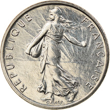 Coin, France, Semeuse, 1/2 Franc, 1989, Paris, MS(64), Nickel, KM:931.1