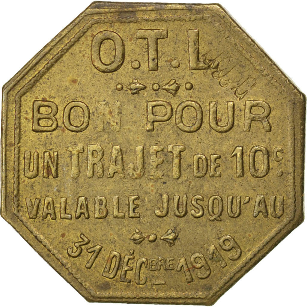 Coin, France, 10 Centimes, 1919, EF(40-45), Brass, Elie:O15.2