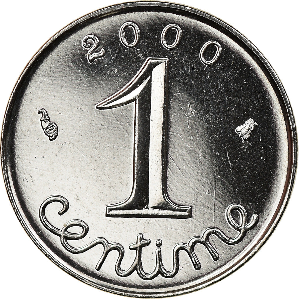 Monnaie, France, Épi, Centime, 2000, Paris, SPL+, Stainless Steel, Gadoury:91