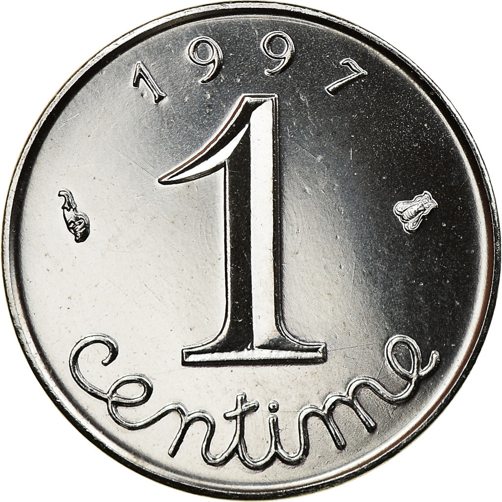 Monnaie, France, Épi, Centime, 1997, Paris, SPL+, Stainless Steel, Gadoury:91