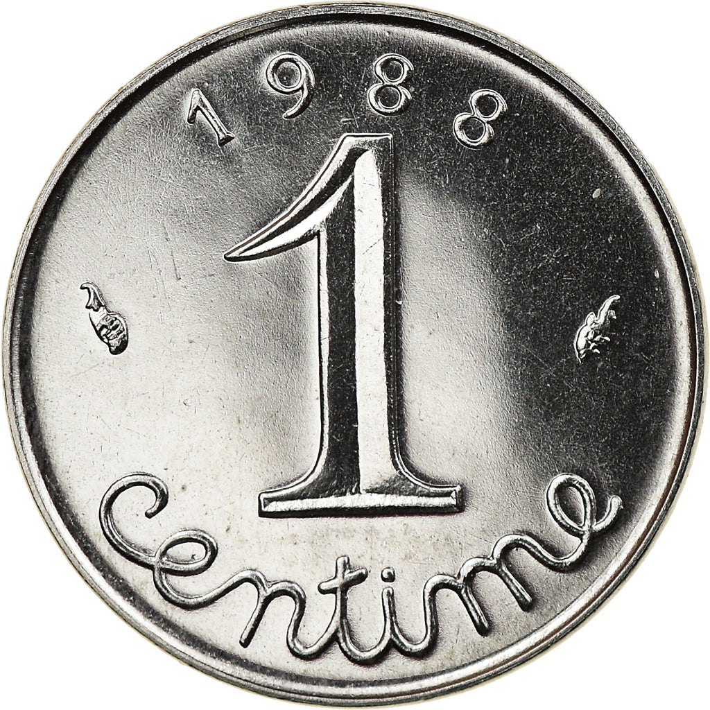 Monnaie, France, Épi, Centime, 1988, Paris, SPL+, Stainless Steel, Gadoury:91