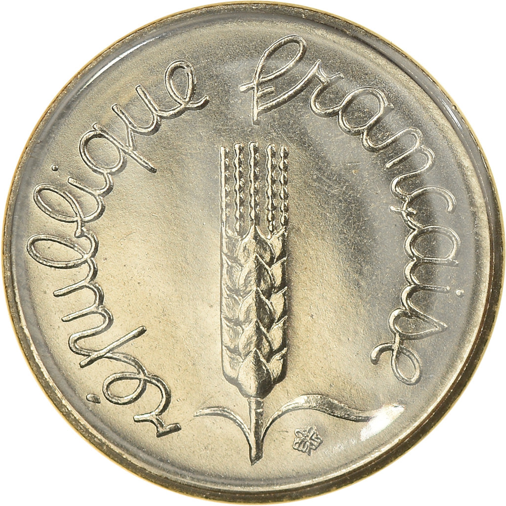 Moeda, França, Épi, Centime, 1985, Paris, MS(65-70), Aço Inoxidável, KM:928