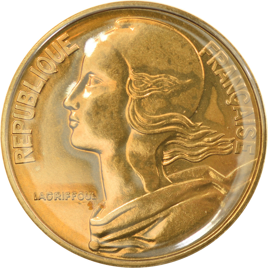 Moneta, Francia, Marianne, 20 Centimes, 1987, Paris, FDC, Alluminio-bronzo
