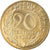 Moneta, Francja, Marianne, 20 Centimes, 1987, Paris, MS(65-70), Aluminium-Brąz