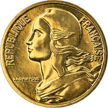 Coin, France, Marianne, 5 Centimes, 2001, Paris, BU, MS(64), Aluminum-Bronze
