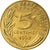 Moneta, Francja, Marianne, 5 Centimes, 1998, Paris, Col à 4 plis, MS(63)