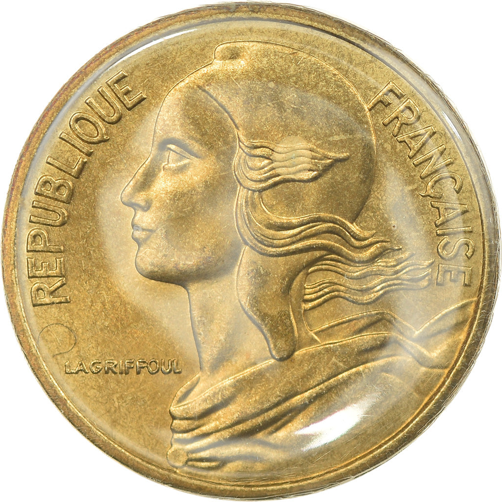 Moeda, França, Marianne, 5 Centimes, 1981, Paris, MS(65-70), Alumínio-Bronze