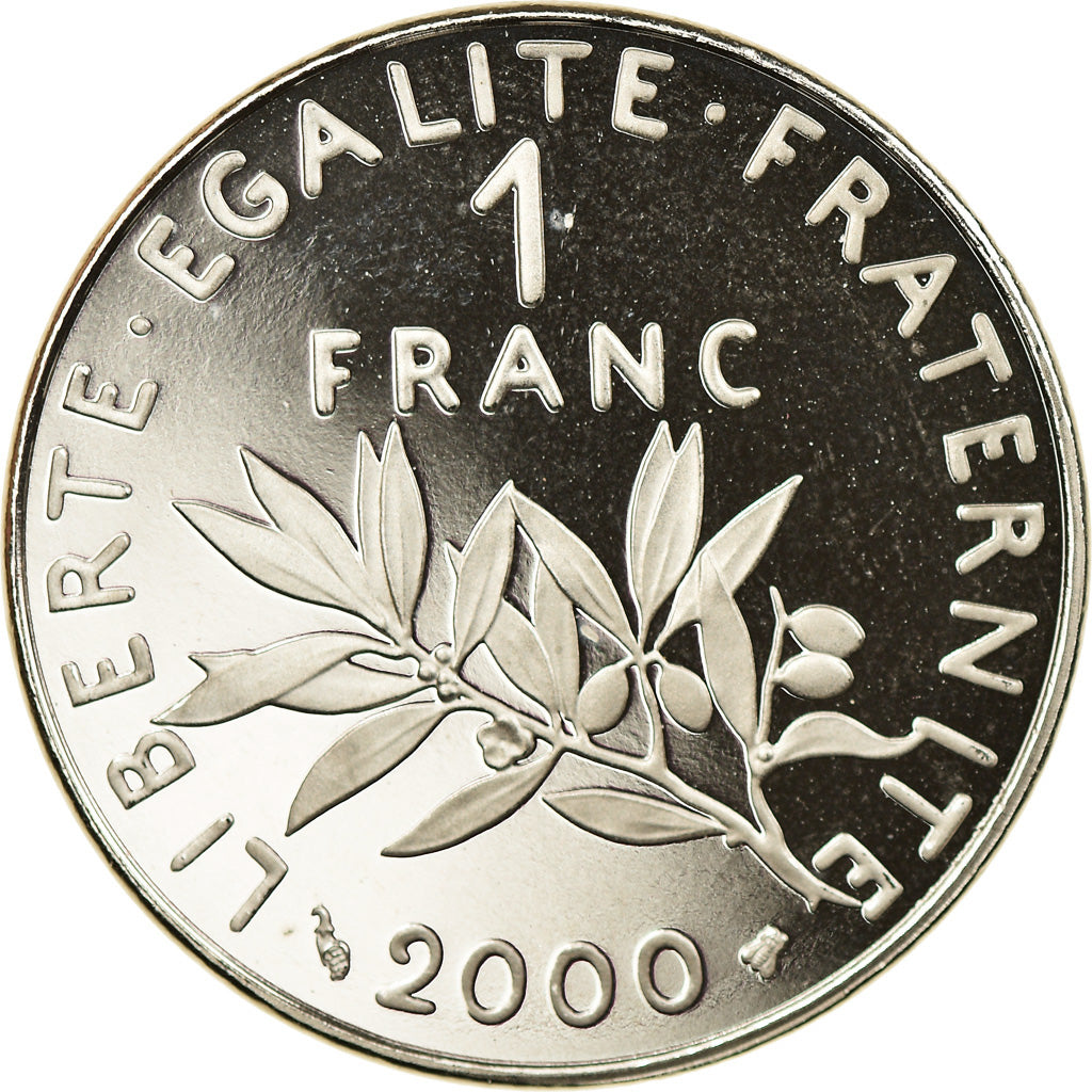 Coin, France, Semeuse, Franc, 2000, Paris, Proof, MS(64), Nickel, KM:925.2