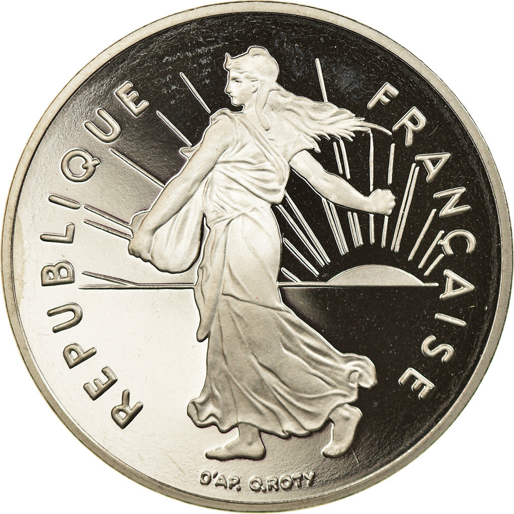 Moneta, Francia, Semeuse, Franc, 1995, Paris, Proof, SPL+, Nichel, KM:925.2