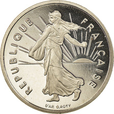 Munten, Frankrijk, Semeuse, 1/2 Franc, 2000, Paris, Proof, UNC, Nickel