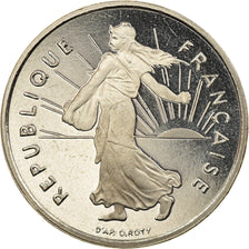 Münze, Frankreich, Semeuse, 1/2 Franc, 1999, Proof, UNZ+, Nickel, KM:931.2