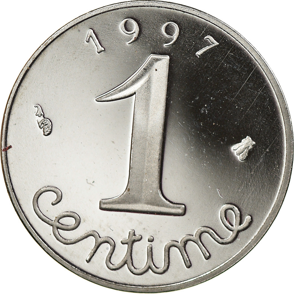 Monnaie, France, Épi, Centime, 1997, Paris, BE, SPL+, Stainless Steel