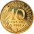 Munten, Frankrijk, Marianne, 10 Centimes, 1998, Paris, Proof, UNC