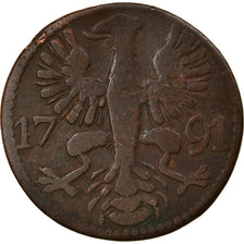 Moneta, Stati tedeschi, AACHEN, 12 Heller, 1791, MB, Rame, KM:51