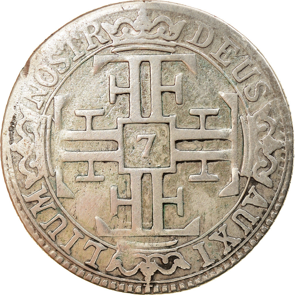 Münze, SWISS CANTONS, FREIBURG, 7 Kreuzer, 1/8 Gulden, 1787, S+, Silber, KM:58