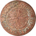 Coin, SWISS CANTONS, FREIBURG, 2 Kreuzer, 1789, Fribourg, AU(50-53), Billon
