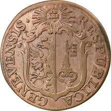 Coin, SWISS CANTONS, GENEVA, 6 Sols, 1791, EF(40-45), Billon, KM:82